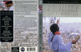 Jimi Hendrix Live Woodstock 2 Disc Special Edition DVD