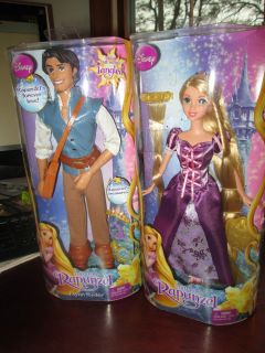  Princesses Princess Rapunzel Flynn Ryder Doll Dolls Tangled NRFB Lot 2