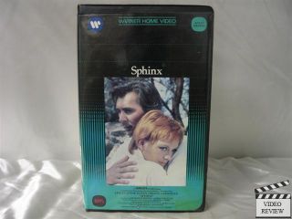 Sphinx VHS Lesley Anne Down Frank Langella Large Case