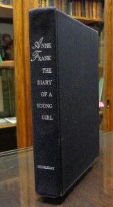 1952 Anne Frank The Diary of A Young Girl First Edition Early Printing
