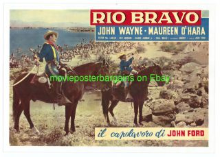 Rio Grande Movie Poster Italian 20 x 29 lb 3 John Wayne