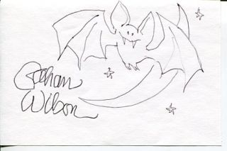 Gahan Wilson The New Yorker Playboy Artist Cartoonist Signed Autograph