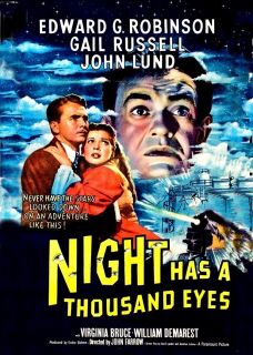  Night Has A Thousand Eyes 1948 Edward G. Robinson, Gail Russell DVD