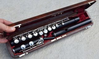 MOLLENHAUER FULDA Wooden Flute Solid Silver Keys 900 Reform