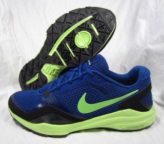 Nike Lunar Edge 12 Blue Volt Black Shoes Mens Size 10 5