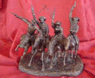 Frederick Remington s solid bronze sculpture Titled Coming Through the