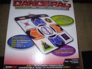 game stop universal dance pad for ps2 gamecube xbox