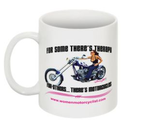 FUNDRAISING AUCTION Ride Therapy MUG Very cool for a Good Cause