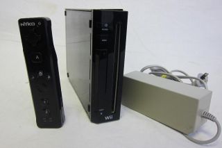  Wii Console with AC Power Adapter and Nyko Wii Control NTSC
