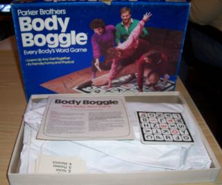 1984 Parker Brothers Body Boggle Every Bodys Word Game No 0936