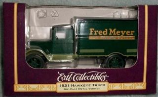  1931 Hawkeye Die Cast Metal Bank Truck Fred Meyer 1 34 Scale