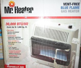 Mr Heater VF30KBLUELP 30 000 BTU Propane Blue Flame Vent Free Heater