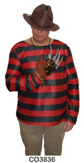 Adults Freddy Kruger Halloween Nightmare Fancy Dress Costume
