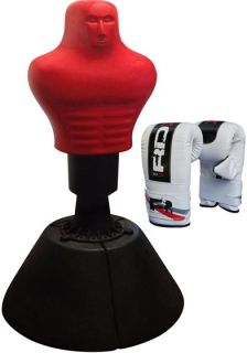 Pro Freestanding 5 2 ft Punch Bag Boxing Gloves MMA Pad Slam Man Stand