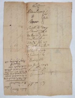 1774 Maryland Apology for Accusing a Neighbor of Stealing a Hog