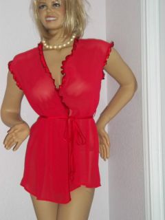  Sissy Cover Up Bed Jacket Size L XL Fredericks of Hollywood