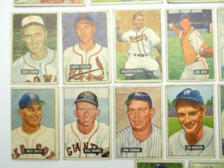 31 1951 Bowman Baseball Garagiola RC Kluszewski Maglie RC More
