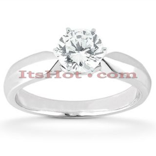 14k solitaire diamond engagement ring 050ct p 35127