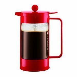 New Bodum Bean 8 Cup French Press Coffee Maker Red 10945 294