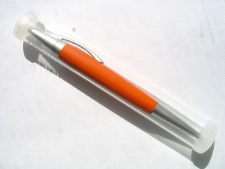 Rare LEXON Hydro Brushed Silver on Orange Brand New in Box { A Real