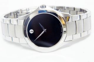 Mens Stainless Steel Movado Museum Watch 84 G2 1855 