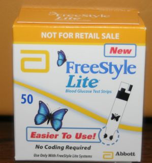 FREESTYLE LITE TEST STRIPS EXPD FAST SHIP SAVE MONEY BUY IT NOW