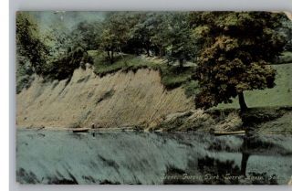 Old Postcard Forest Park Scene Terre Haute Indiana In