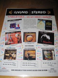  RCA Victor Living Stereo CD Ad Fritz Reiner