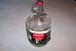  Cola Coke Syrup One Gallon Glass Jug Bottle Good Cond w Cap