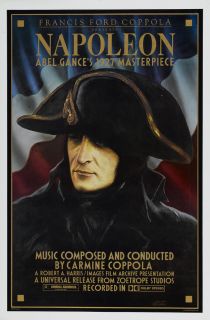  Movie Poster 1 Sheet Original R1981 Rolled 27x41 Abel Gance