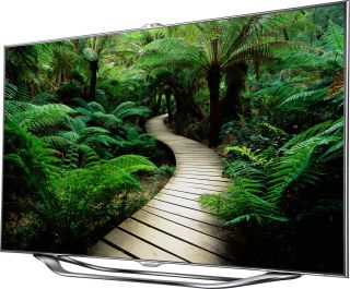  New 46 3 D LED Flat Screen Panel HDTV TV Wifi Voice Control