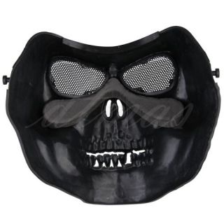 Skull Airsoft Paintball BB Gun Full Face Protect Mask