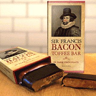 Sir Francis Bacon Toffee Dark Chocolate Covered Bacon Toffee Candy Bar