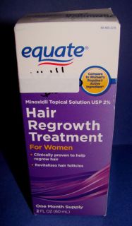 Equate Hair Regrowth Treatment for Women One Month Supply 2 FL Oz