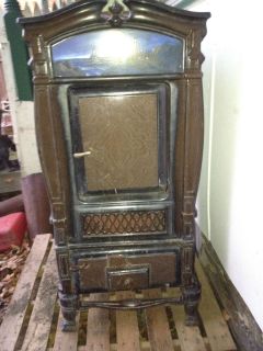 Estate HUGE Parlor Wood Coal Stove Cast Iron WENRLE OHIO PICK UP ONLY