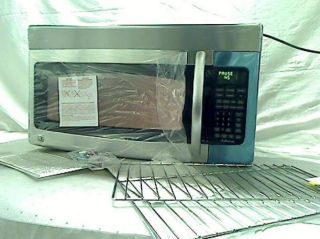 GE Profile Spacemaker Microwave Oven Stainless Steel