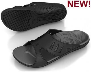 Spenco Fusion Slide Total Support Sandals Mens Black Ash