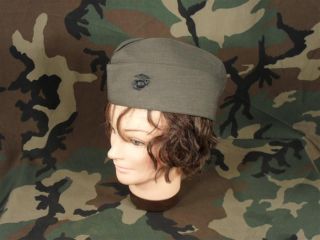 used us marine corp garrison cap mens 7 1 4 pattern olive drab