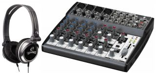  DJ Pro Audio 12CH XENYX Mixer Gemini DJX 03 Monitor Headphones