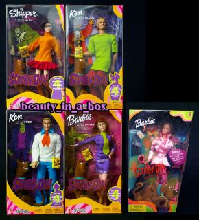  DOO Daphne Purple Dress Velma Fred Shaggy Amusement Park Barbie Doll 5