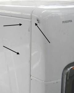  Maxima Gas Dryer Ecoconserve Series White with Free Pedestal