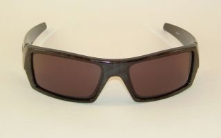 New Oakley Gascan Sunglasses Black Plaid Frame 24 296 Warm Grey Lenses