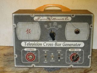  Instruments Television Crossbar Generator for Repair or Parts