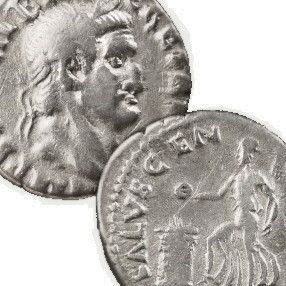 Emperor GALBA Reigned 1 YEAR! 69AD RARE Ancient Roman Coin Silver