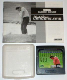  Leader Board Golf   Sega Game Gear Game with Manual   FREE UK P&P