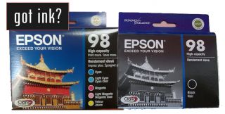 Genuine Epson 98 High Capacity Ink Cartridge Set Artisan 710 725 739