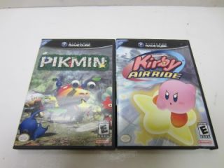 Nintendo GameCube Game Lot 2 Games Kirby Air Ride Pikimin