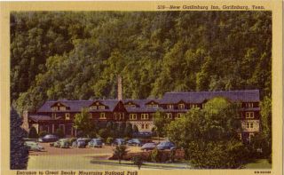 Postcard 165064 Gatlinburg Inn TN Smoky Mountains