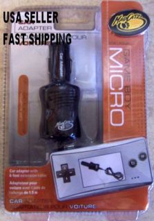 Game Boy Micro 12 Volt DC Car Lighter Power Charger New