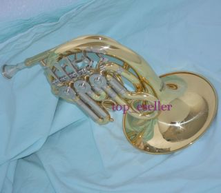 model french horn mini horn accessories free hard case easy to carry
